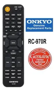 New Genuine Onkyo Receiver Remote Control RC-970R fits TX-SR494 TX-SR393 HT-R398