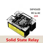 1pcs SSR Single-phase Solid State Relay SAP4060D 60A DC Control AC