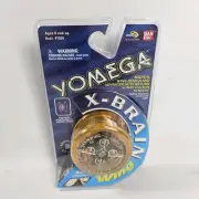 NOS Yomega X-Brain Wing Yo-Yo Advanced Level 2 1999 Bandai Orange Factory Sealed