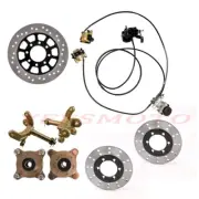 Go Kart Front Wheel Hubs Stub Axle Hydraulic Brake Caliper Assembly 4 Wheeler AU