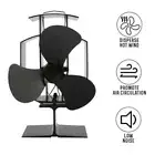 Efficient Eco Friendly Log Wood Burner Fire Burning Stove Fan Fireplace Fan