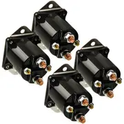 [MaXpeedingrods] 4x 12V Club Car Gas Cart Solenoid 4 Terminal compatible for VW Golf 1984 Up 1013609 435-154