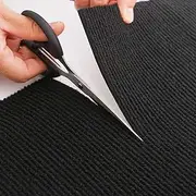 Cat Couch Protector,78.7"x15.8"Trimmable Self-Adhesive Cat Scratching Mat for Wall Scratcher(Black)