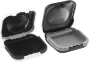 2Pcs Hearing Aid Storage Box Hearing Aid Hard Case Protective Box Hearing Aid Co