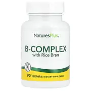NaturesPlus, B-Complex with Rice Bran, 90 Tablets