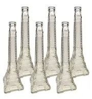 Home Brew Ohio Eiffel Tower Flint Liquor Bottle 500ml Set of 6