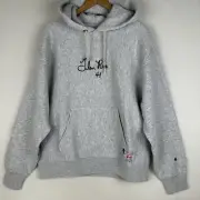 Champion Men's Glen Rice Collection Reverse Weave Hoodie Sweatshirt Large Gray