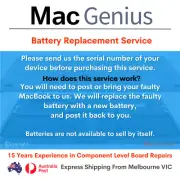 Faulty Battery Replacement Service for MacBook Pro Air 2012-2019