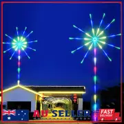 Bluetooth Smart Fireworks LED RGB Light Starburst Xmas Garden Night Lamp*Gift AU
