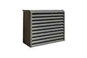 Stratco Steel Louvre Air Conditioner Cover 830 x 1000 x 495mm Slate Grey