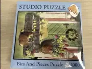 NEW Bits And Pieces 1000 Pc. Studio Puzzle "Sunny Afternoon" Dog New/Unopened