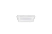 100 X Rectangular Containers 650Ml Clear With Lids Salad Fruit Food Container