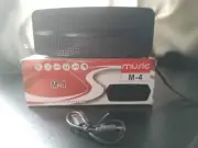 Music M-4 Ultra Compact Design Wireless Black Dual Bluetooth Stereo Speaker New