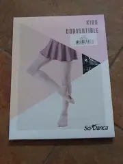 NEW! SO DANCA TRANSITION BLACK TIGHTS DANCE BALLET child medium/large m/l TS81