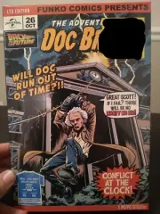 BRAND NEW Funko The Adventures Of Doc Brown Back To The Future Comic XL Shirt