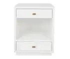 NEW Cafe Lighting Logan Bedside Table White