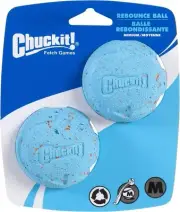 Rebounce Ball, Medium, 2.5", 2 Pack, Blue & Orange