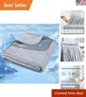 Luxury Cooling Blanket for Hot Summer Nights - 108"x90" Lightweight Comfort