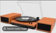 LP&No.1 Recod Player With Speakers
