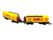 Marklin - Gauge Z - Article No. 82070 - SHELL Tank Car Set (2003) - New