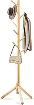 WANGMUXIA Coat Rack, Freestanding Coat Rack with 8 Hooks and 3 Adjustable Size Tree Coat Racks for Bedroom, Hallway, Entrance, Office, for Hats, Coats, Scarves, Handbags