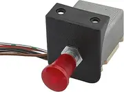 [Hella] 6HD 002 535-101 Hazard Light Switch - Pull Switch Control - 12V - Fitting - Halogen - Cable: 600mm - with Bulb