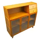 Multifunctional Kitchen Sideboard Buffet Cabinet with Shelves Drawers and Doors