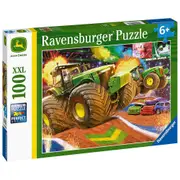 100pc Ravensburger John Deere Big Wheels Jigsaw Themed Puzzle Play Toy 6+