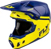 Fly Racing Formula CC Objective Helmet Navy/Yellow SM 73-4348S