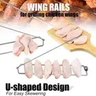 Stainless Steel Chicken Wing Grill BBQ Grill Camping Cooking Forks
