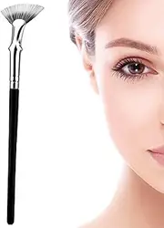 Mascara Fan Brush, 120° Angled Fan Shaped Mascara Eyelash Brush, Mascara Fan Brush For Lashes, Folding Angle Scalloped Lash Brush,Lash Wand Brush Fan for Natural Lifted Effects, enhanc-e Lower Lashes