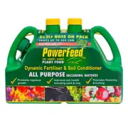 powerfeed 2 x 2l hose on liquid fertiliser twin pack