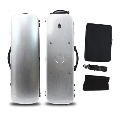 Lock 4/4 Violin Case mixed Carbon Fiber Violin Case with Strap & Music sheet bag