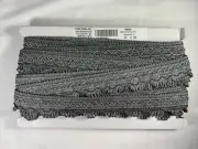 1.5" Metallic Silver Gimp Trim # 1163906 - (sold by yard)