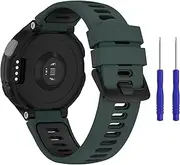Silicone Band for Garmin Forerunner 735XT Band/Forerunner 220 230 235 630 620, Adjustable Sport Replacement Straps Watch Bands Men Women for Garmin Approach S5 S6 S20