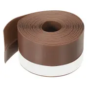 Silicone Seal Strip, 45mm Width x 16.5FT Length Sealing Foam Tape, Brown