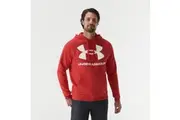 Under Armour Men's Rival Fleece Big Logo Hoodie - Red Onyx