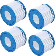 4 Pack Type VI Spa Filter Cartridges, Compatible with Bestway, Lay-Z-Spa and Coleman SaluSpa 90352E 58323, for Inflatable Hot Tubs & Swimming Pools Filter Type Ⅵ Cartridge