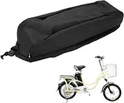 [equlup] Ebike Battery Cover, EBike Frame Battery Protection Cover, 15.7 x 4.7 x 3.5 Inches, Removable Anti-Mud Cover, Battery for E-Bike Battery