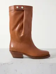 [Isabel Marant] Isabel Marant - Ademe Leather Ankle Boots - Tan - FR39 FR39 Brown