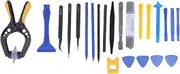 6-part Anti-timing Gone Tweezers Made of Ceramic and Stainless Steel, Curved Heat-resistant Set with Different Tips, for Soldering Compounds, Circuit Board Repair
