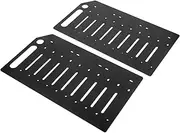 GAROZATION Computer Hard Drive Bracket SSD Bracket Transparent Hard Drive Bracket Hard Drive Holder Metal HDD Rack Hard Drive Bay Hard Disk Bracket Hard Drive Tray SSD Holder Black Iron