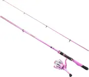 PLUSINNO Ladies Telescopic Fishing Rod and Reel Combos,Spinning Fishing Pole ...