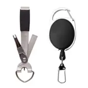 Fly Fishing Clippers 420 Stainless Steel Hardness 58 Degrees Hook Sharpener