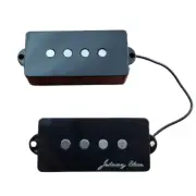 Johnny Eleca Pickup for 4 String P style Bass, Black, PBA-4