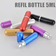 Perfume Atomiser Travel Portable Mini Refillable Bottle Scent Pump Spray 5ml AU