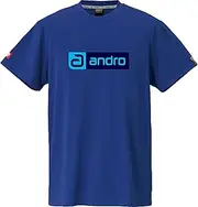 [ANDRO] J.T.T.A (Japanese Table Tennis Association) Official Unisex Napa T-Shirt Deo CB Deep Blue x Blue