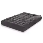 Bedding Mattress Topper Pillowtop Bamboo Charcoal King Single