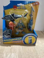 Imaginext Deep Sea Reef Diver Shark Harpoon Ages 3-8 Mattel Fisher Price 2019
