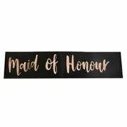 Black Maid Of Honour Team Bride To Be Sash Sashes Hens Night Party Wedding Bridal 18 Types Bridesmaid